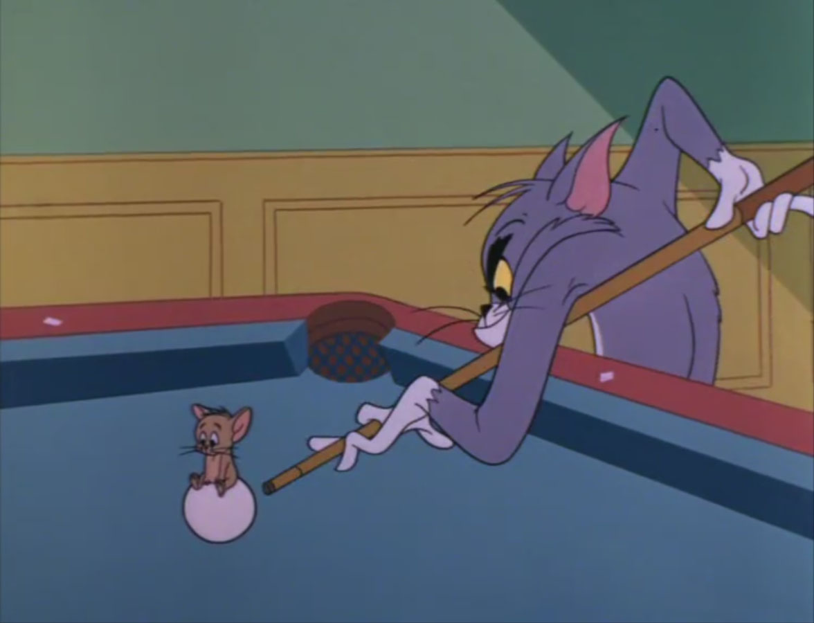 Tom and jerry of feline bondage